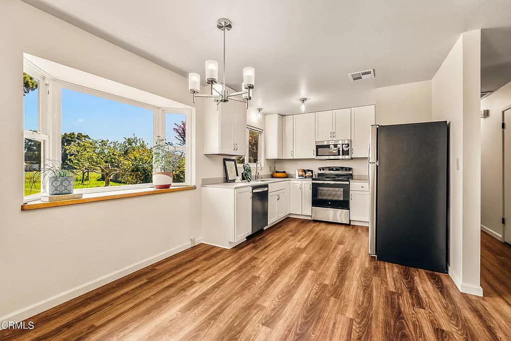 Kitchen remodel with custom cabinetry by Matson General Contracting in Fort Bragg, CA