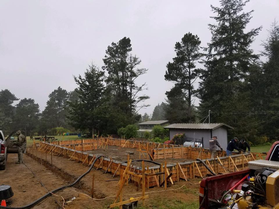 Construction project by Matson General Contracting on the Mendocino Coast